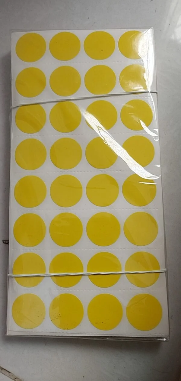 Decal Tròn Đường Kính 20 mm Màu Hồng Nhạt - Hình ảnh 2